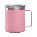 Caneca Térmica 350 ml, Isolada Vácuo Aço Inoxidável, Parede Dupla