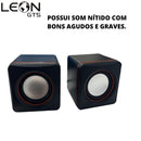 Caixa de Som Digital Speaker D-02A para Computador e Notebook