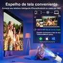 Projetor 4K HD 150 Polegadas, Androide, Wifi e Bluetooth HY300 Magccubic 110/220