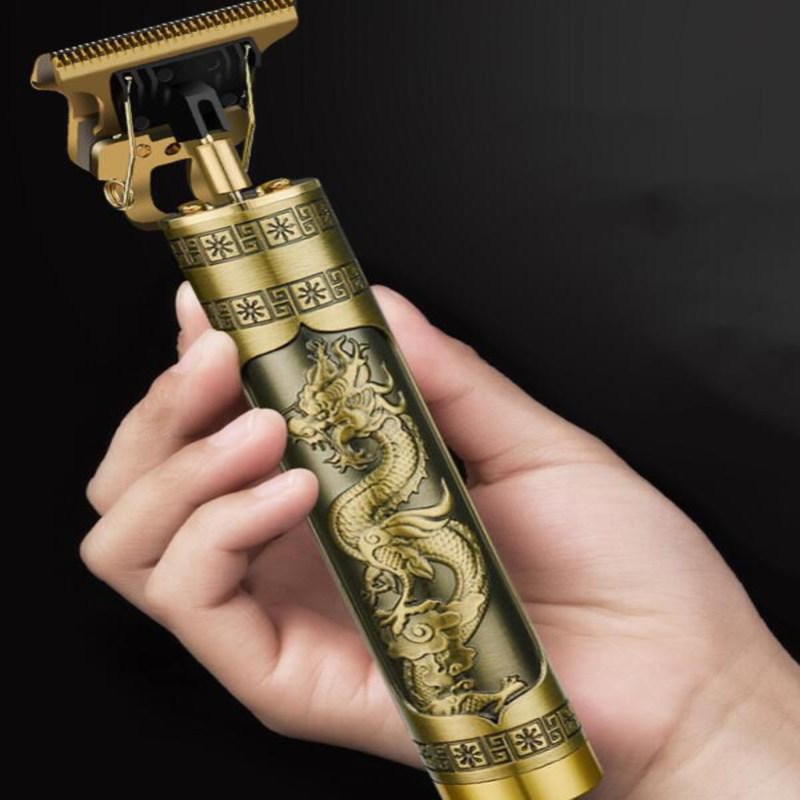Máquina de cortar cabelo profissional dragão elétrica