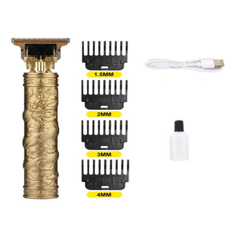 Máquina de cortar cabelo profissional dragão elétrica