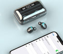 Fone de ouvido sem fio TWS Bluetooth com display LED - A prova d'água
