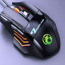 Mouse Gamer Laser X7 3200dpi Original KAPBOM  Led Usb 7 Botões Profissional