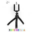 Mini tripé de mesa flexível com suporte do telefone móvel - cor aleatória