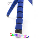 Mini tripé de mesa flexível com suporte do telefone móvel - cor aleatória