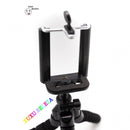 Mini tripé de mesa flexível com suporte do telefone móvel - cor aleatória