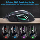 Mouse Gamer Laser X7 3200dpi Original KAPBOM  Led Usb 7 Botões Profissional