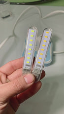 Mini luz LED USB portátil DC 5V  3 ou 8 Leds